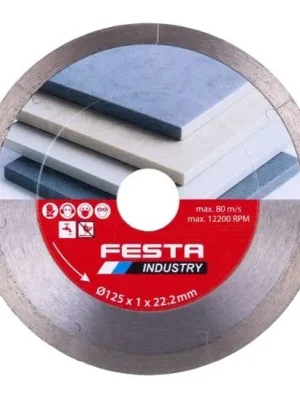 Diamantový kotouče na obklady ultratenký 125x1,0mm /22,2mm FESTA INDUSTRY