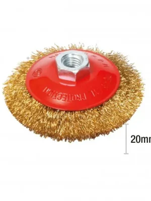 Kartáč miskový vlnitý / 0,3mm - M14 FESTA