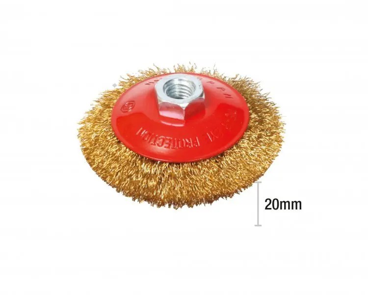 Kartáč miskový vlnitý / 0,3mm - M14 FESTA