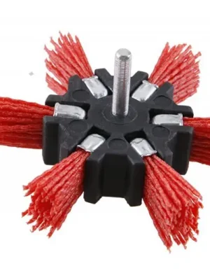 Kartáč okružní vlnitý 100mm / 1,2mm nylon - stopka 6mm FESTA