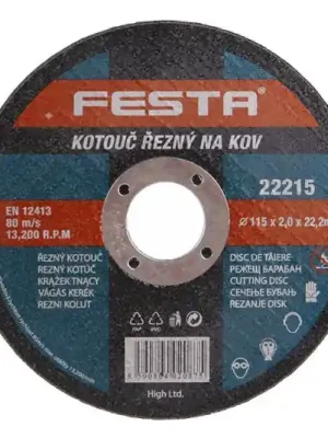 Řezný kotouč na kov a litinu /22,2mm FESTA
