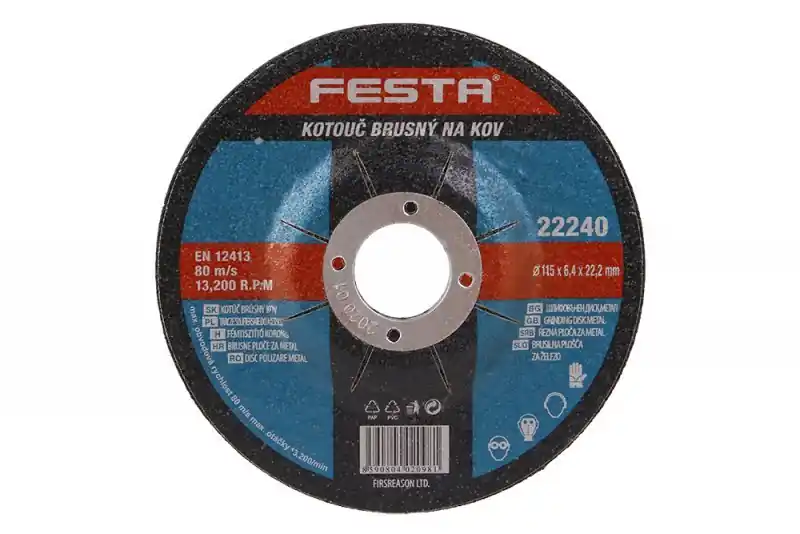 Brusný kotouč na kov /22,2mm FESTA