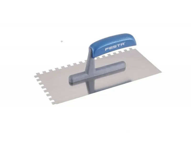 Hladítko zubové 280x130mm zub nerez/dřevo FESTA