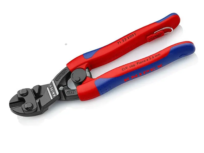 Kleště štípací pákové vyhnuté 20° 200mm KNIPEX CoBolt