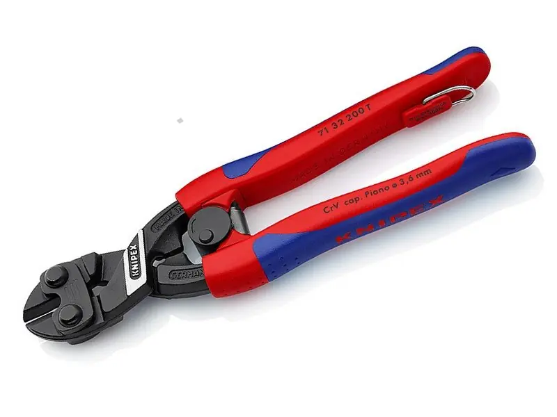 Kleště štípací pákové 200mm KNIPEX CoBolt s pojistným okem