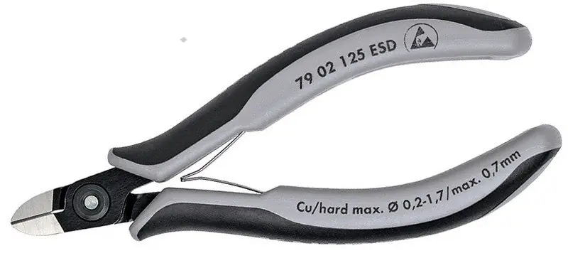 Kleště štípací boční přesné 125mm ESD pro elektroniku