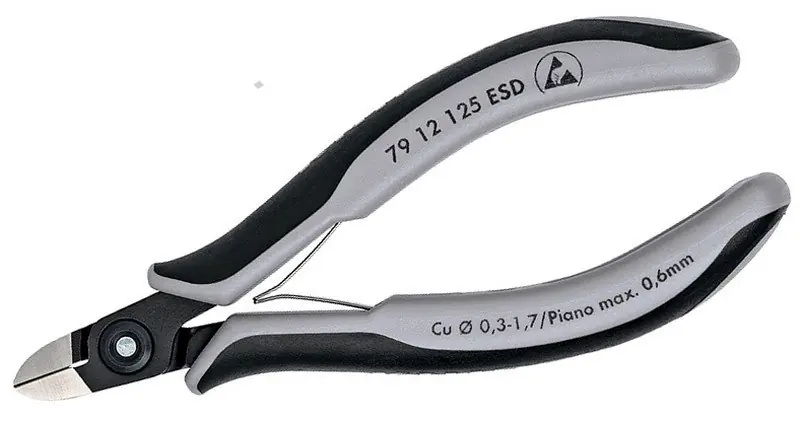 Kleště štípací boční přesné 125mm ESD pro elektroniku