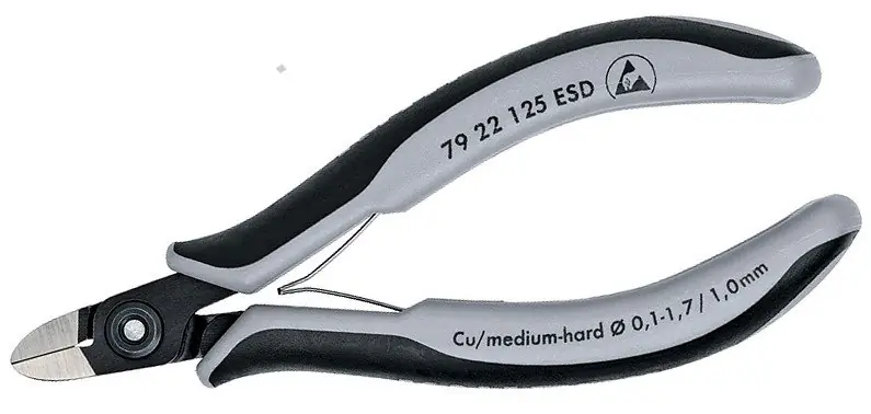 Kleště štípací boční přesné 125mm ESD pro elektroniku
