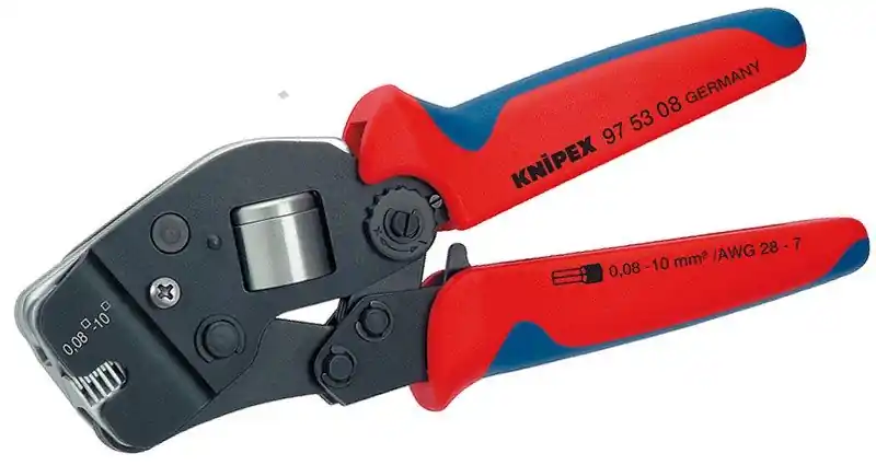 Kleště konektorovací čelní samonastavitelné 190mm pro dutinky 975308