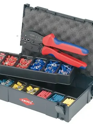 Souprava kabelových koncovek s kleštěmi pro kabelové spojky - systainer Knipex 979021