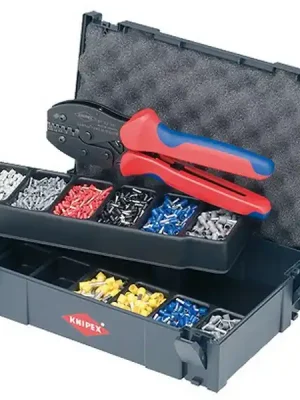 Souprava kabelových koncovek s kleštěmi pro dutinky - systainer Knipex 979023