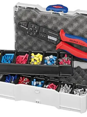 Souprava kabelových koncovek s kleštěmi pro kabelové spojky - systainer Knipex 979025