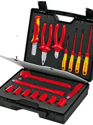Souprava nářadí elektro VDE1000V KNIPEX kufr 17ks