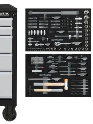 Dílenský vozík LT700 5 zásuvek s výbavou 337ks Basic Line