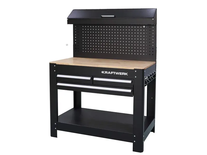 AKCE KW Pracovní stůl 1142 x 612 mm 3 zásuvky + skříňka PROFI Line