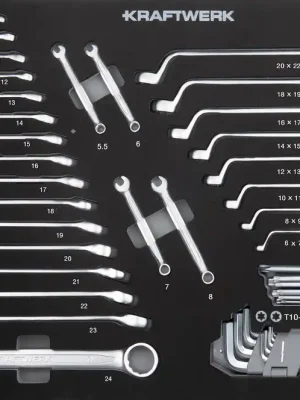 Sada klíčů očkoplochých, trháků, Inbus, TORX 46ks COMPLETO EVA Basic Line