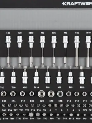 Sada nástavců 1/4"+3/8"+1/2" 107ks COMPLETO EVA Basic Line