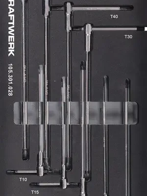 Sada klíčů Torx "T" 9ks "S" Basic Line
