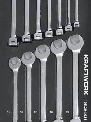 Sada klíčů ráčnových 8-19mm CLICKRAFT FLEX 12ks "S" Basic Line