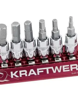 Sada nástavců 1/4" Inbus 3-8 /38mm 6ks MAGALU PROFI Line