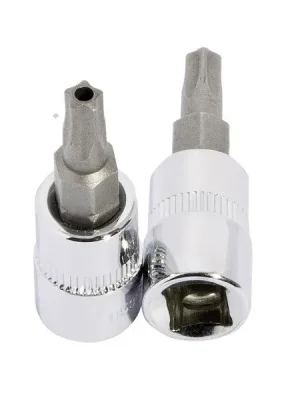 Nástavec 1/4" Torx s otvorem (5-hvězdička) PROFI Line