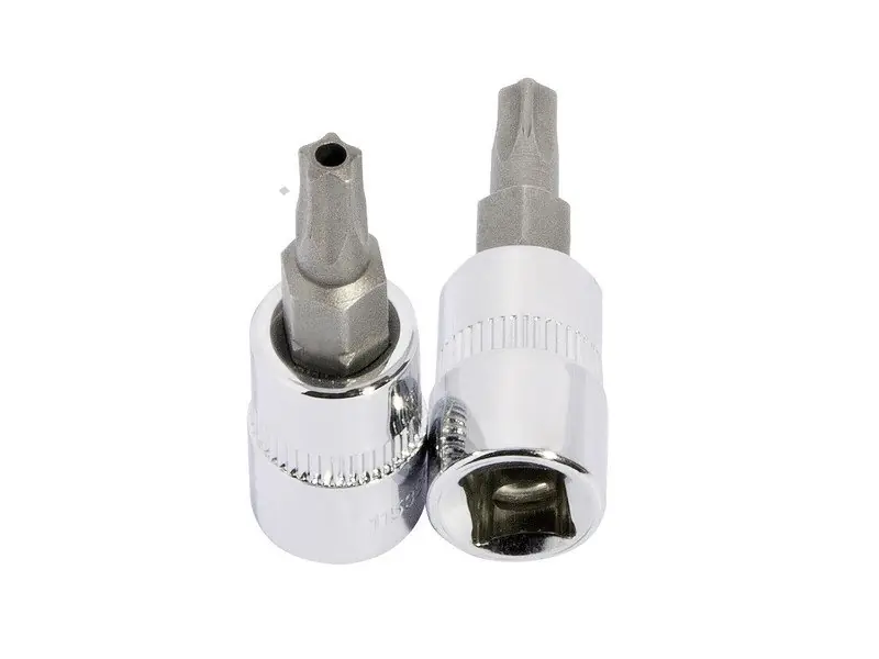 Nástavec 1/4" Torx s otvorem (5-hvězdička) PROFI Line
