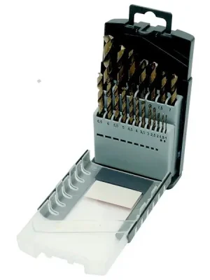 Sada vrtáků do kovu 1,0-10,0mm /0,5mm cobaltové HSS-Co DIN338 19ks PROFI Line