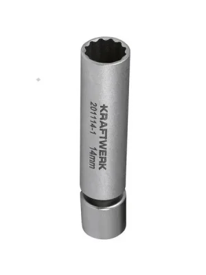 Nástavec 3/8" 14,0mm svíčkový s kloubem PROFI Line
