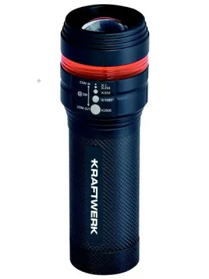 LED svítilna 4,5V 1 LED 70lm zoom 0-5m (včetně AAA baterií) PROFI Line