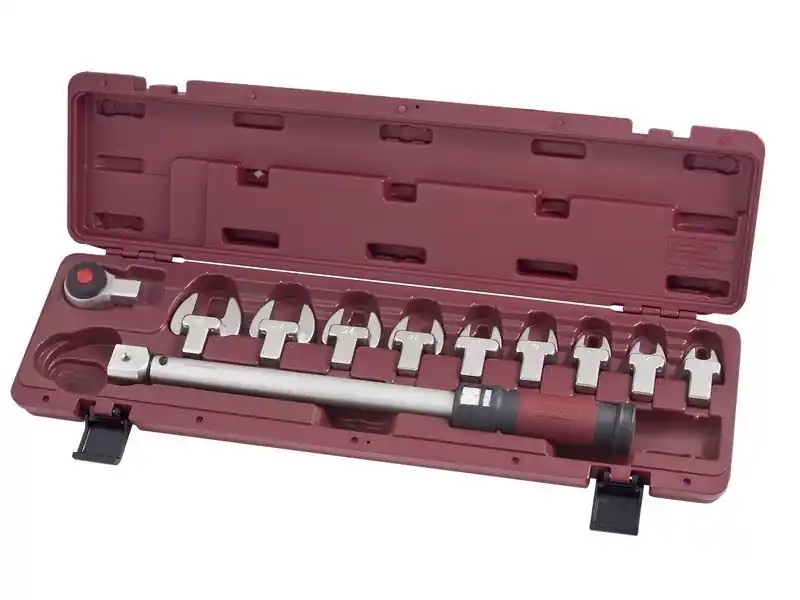 Momentový klíč 1/2" 40-200Nm /72Z s vidlicovými nástavci ergokraft 11ks Automotive