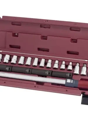 Momentový klíč 1/2" s příslušenstvím ergokraft 23ks Automotive