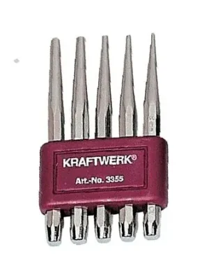 Sada průbojníků 2,0-6,0mm 5ks PROFI Line