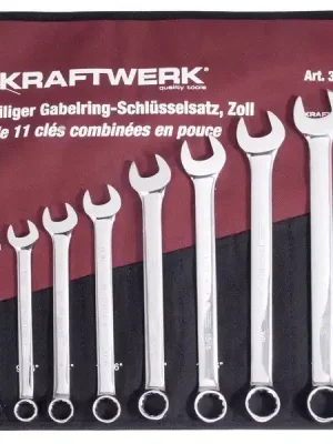 Sada klíčů očkoplochých 3/8" - 1" 11ks - taška PROFI Line