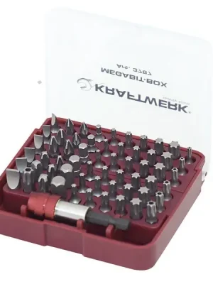 Sada bitů 1/4" Mega-Bit-Box /25mm 61ks PROFI Line