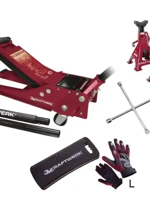Sada nářadí pro pneuservisy + zvedák KR-38112 6ks Automotive