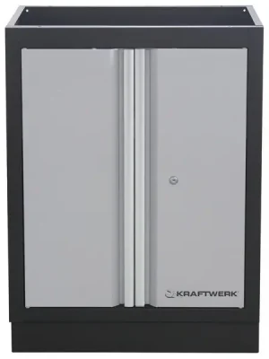 AKCE KW Dílenská skříň spodní 2 dveře 680x458x910mm MOBILIO GREY dílenský nábytek