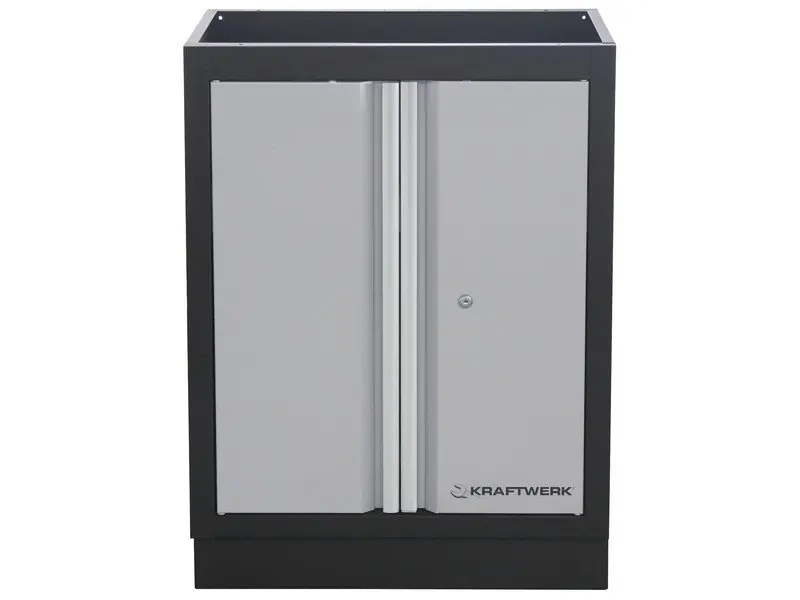 AKCE KW Dílenská skříň spodní 2 dveře 680x458x910mm MOBILIO GREY dílenský nábytek