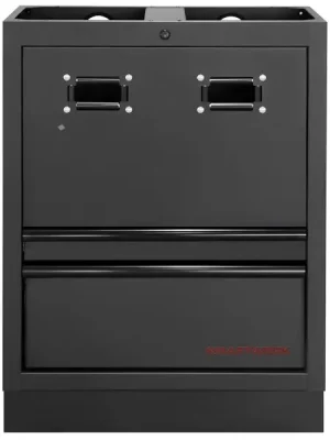 Dílenská skříň spodní na navijáky + 2 zásuvky 680x458x910mm MOBILIO BLACK dílenský nábytek