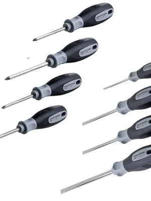 Sada šroubováků ploché + PH + PZ - nerez ergokraft 8ks PROFI Line