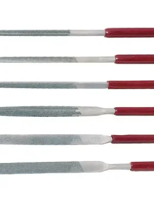 Sada pilníků jehlových 165mm ergokraft 6ks PROFI Line
