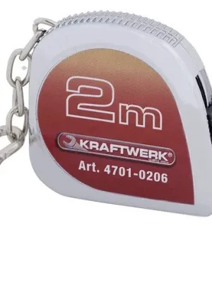 Metr svinovací 2mx6mm s karabinou na klíče PROFI Line