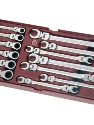 Sada klíčů CLICKRAFT STUBBY FLEX + otevřené s kloubem 13ks COMPLETO PROFI Line