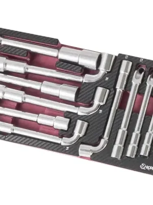 Sada klíčů trubkové vyhnuté 7-19mm 6/6hran 13ks COMPLETO EVA3 PROFI Line