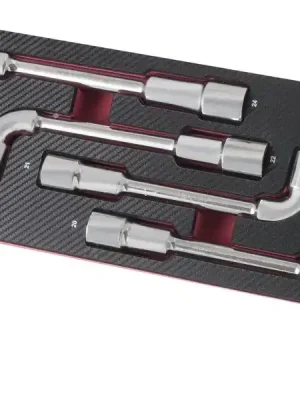 Sada klíčů trubkové vyhnuté 20-24mm 6/6hran 4ks COMPLETO EVA3 PROFI Line