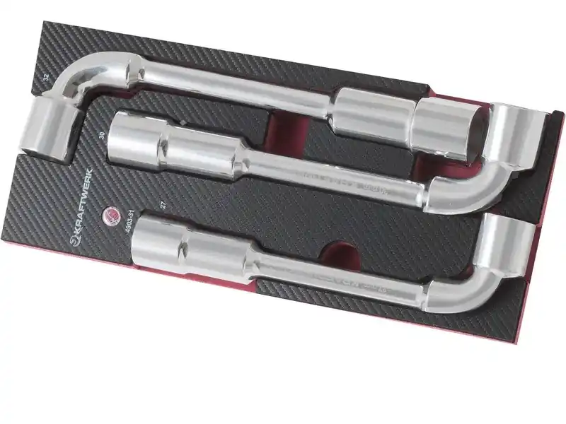 Sada klíčů trubkové vyhnuté 27-32mm 6/6hran 3ks COMPLETO EVA3 PROFI Line