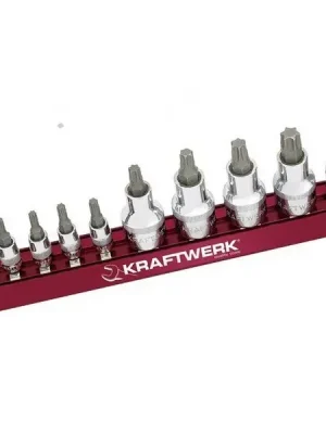 Sada 1/4" + 1/2" nástavců Torx T08-T30 /38mm + T40-T70 /56mm 13ks MAGALU PROFI Line