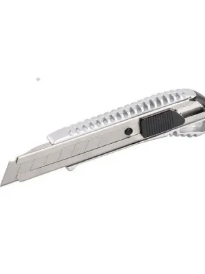 Nůž odlamovací ALU 18mm tlačítková aretace