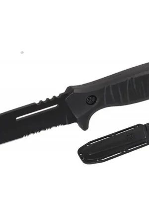 Nůž lovecký 100mm /210mm outdoorový s pouzdrem - nerez/nylon
