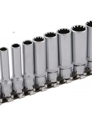 Sada 1/2" nástavců DRIVELOCK 4-13mm 12ks
