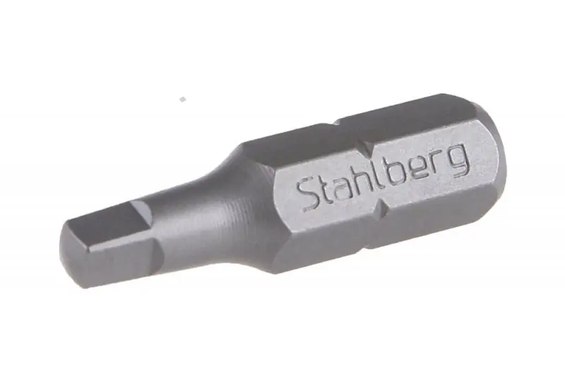 Bit 1/4" Robertson /25mm (Square) S2 STAHLBERG